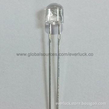 Round LED Components Diode, Competitive Price and Prompt Delivery, 5-year Warranty